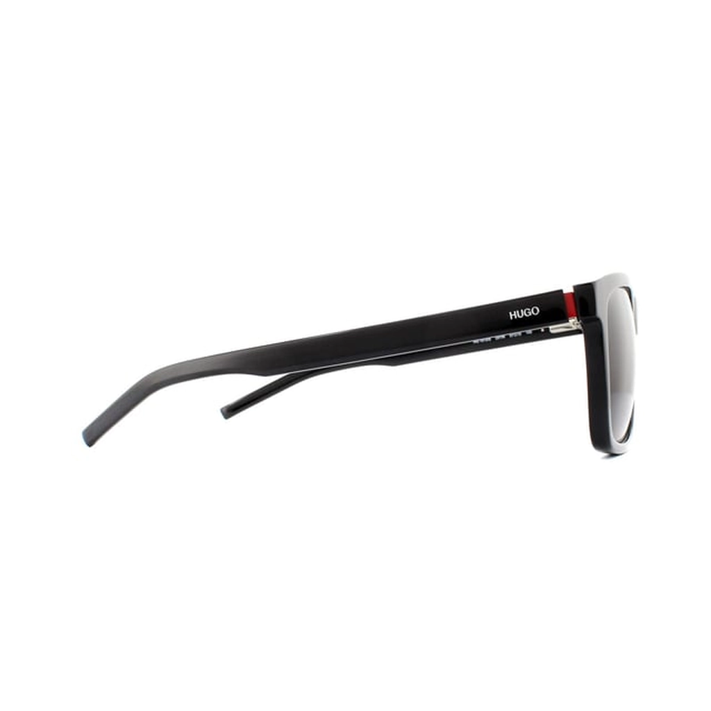 Hugo Boss by Rectangle Mens Black Grey Sunglasses - One Size